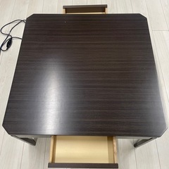 ニトリ　こたつ　こたつテーブルの画像