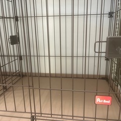 ペットゲージ　♡ 新品　トイレのお部屋付きの画像