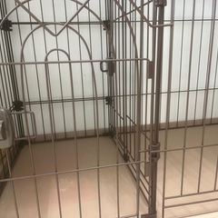 ペットゲージ　♡ 新品　トイレのお部屋付きの画像