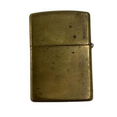 170590 現状品 ZIPPO ジッポ オイルライター SOLID BRASS ソリッドブラス [1000021837288]の画像