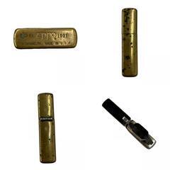 170590 現状品 ZIPPO ジッポ オイルライター SOLID BRASS ソリッドブラス [1000021837288]の画像