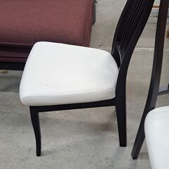 【リサイクルショップどりーむ天保山店】No.4176　イス　白黒でオシャレなイス　写真参照🎵　オススメ商品🎵の画像