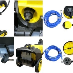○動作品■ケルヒャー KARCHER 高圧洗浄機 K3ホースリール コード式 アタッチメント付き 掃除 中古品■ジモティ姫路の画像