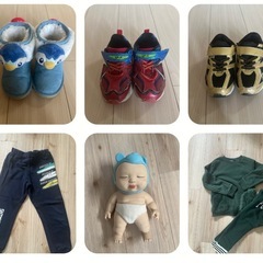 キッズ服と靴おまとめの画像