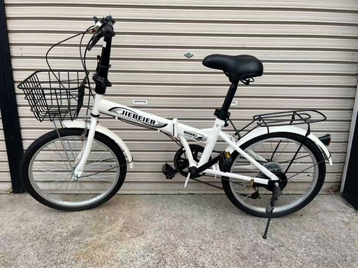折り畳み自転車　JIEBEIER SUPER CLASSIC E-BIKE 20×1.75 ホワイト 通勤通学