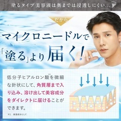 ニードル ヒアルロン酸 パッチメンズ ニードルパッチ「10枚/5セット」の画像