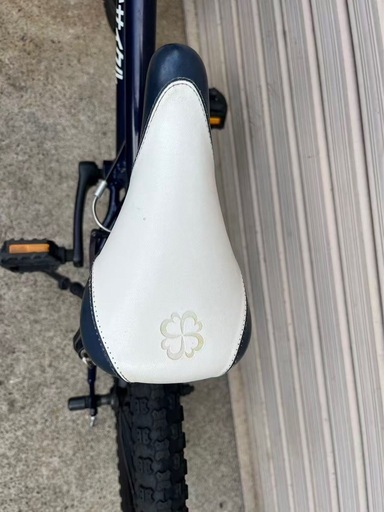ヨツバサイクル YOTSUBA 20インチ ヨツバ20 キッズサイクル　ネイビー　前籠付　
