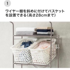 9／24日までに取りに来ていただける方　ニトリ洗濯機ラックの画像