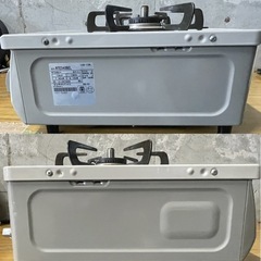 リンナイ ガステーブル ガスコンロ 20年製 RTE340BEL 都市ガス キッチン家電 生活家電 0910-013の画像