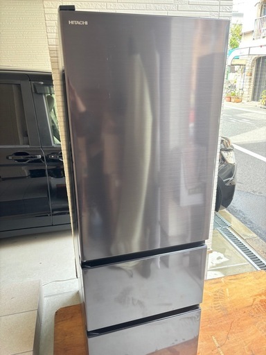 【美品】2020年製　HITACHI 3ドア冷蔵庫　375L
