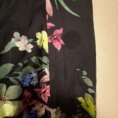 Ted Baker テッドベイカー　ワンピース　ブラック　花柄　ベルトの画像