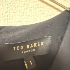 Ted Baker テッドベイカー　ワンピース　ブラック　花柄　ベルトの画像