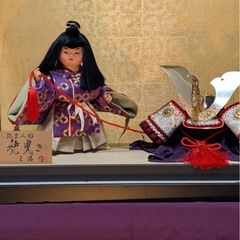 兜飾三郎麿作箱付兜飾五月人形2点セット単品でのお譲りも可能の画像