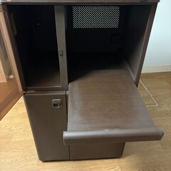 ヨドコウレンジ台　ダークブラウン　炊飯器、トースター置きに！の画像