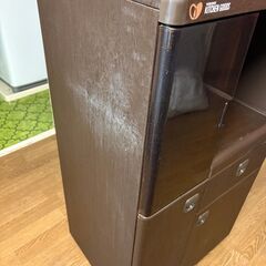 ヨドコウレンジ台　ダークブラウン　炊飯器、トースター置きに！の画像