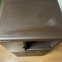 ヨドコウレンジ台　ダークブラウン　炊飯器、トースター置きに！の画像