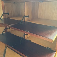 収納家具　引き出し　茶色の画像