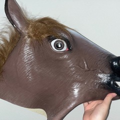 馬の被り物の画像