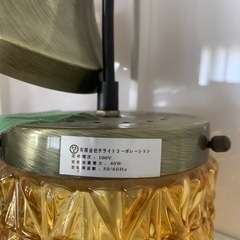 室内照明　クリアステンドガラスの画像