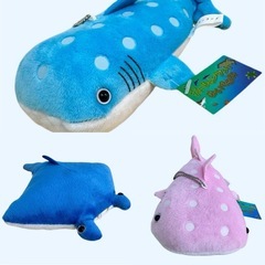 【ぬいぐるみ】美品　海の生き物　オーシャンランド　7点セット沖縄　クレーンゲームの画像