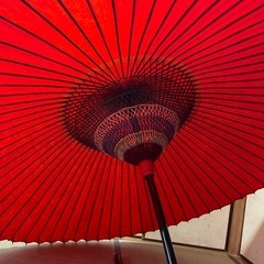 お茶席などの和傘の画像