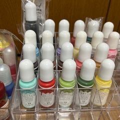 レジン液着色剤大量の画像