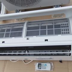 🔴山口市、6～9畳エアコン+基本工事込み￥40000🔴2022年冷暖コロナ2.2kW🔴保証付きの画像