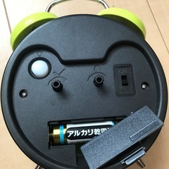 目覚まし時計　音量十分の画像