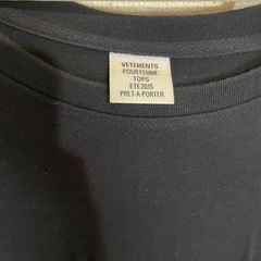 vetements タイプ　2015 ロングスリーブ　ロンt ヴェトモンの画像