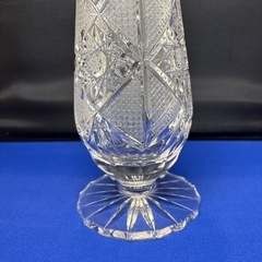 クリスタル　花器の画像