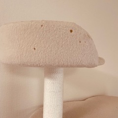 キャットタワー　　サンドベージュ色の画像
