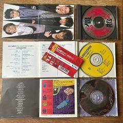 ユニコーンのベスト盤ふくむCD６冊の画像
