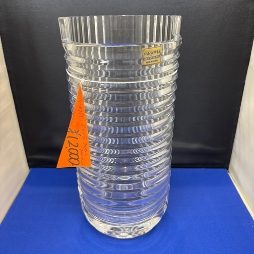 バルソビア　ポーランド製　クリスタル花器