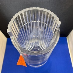 バルソビア　ポーランド製　クリスタル花器の画像