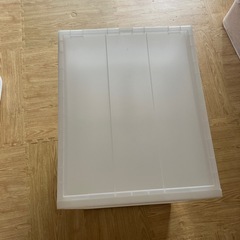 【あげます】無印良品　ポリプロピレンケース　2種類　3つの画像
