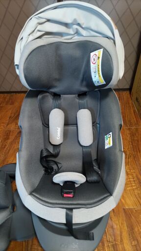 【値下げ】コンビ チャイルドシート　ZC-690　ホワイトレーベル THE S ISOFIX エッグショック ベージュ(ISOFIX固