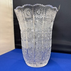 クリスタル　花器の画像