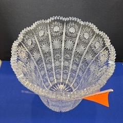 クリスタル　花器の画像
