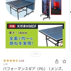 卓球台（国際規格）の画像