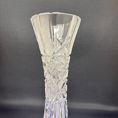 クリスタル　花器の画像