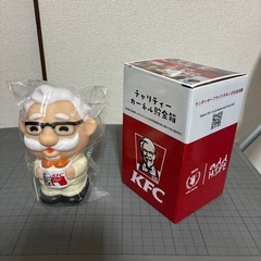 【新品未使用 】カーネルサンダース　ケンタッキー チャリティーカーネル貯金箱の画像