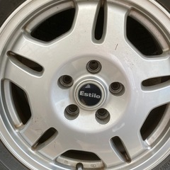 エルグランドに履いていたスタッドレスタイヤの画像