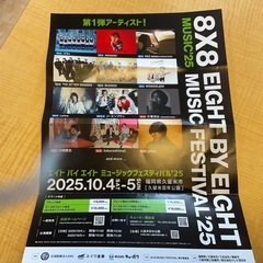 8x8 MUSIC FESTIVAL 2025チケットの画像