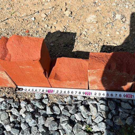 基本 赤レンガ レンガ 120個 ハーフ ブラウン 茶 ブロック