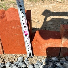 基本 赤レンガ レンガ 120個 ハーフ ブラウン 茶 ブロック の画像