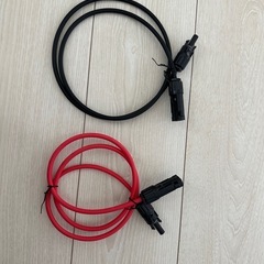ケーブルソーラー延長ケーブルソーラーパネル接続用12AWG1m 並列接続ケーブルの画像