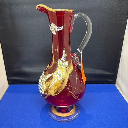 ベネチアガラス　水差し