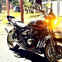 ゼファー400 χ 単車　バイク　の画像