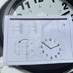 【新品✨】両面壁掛け時計 🕰️ アンティーク風 オシャレ店舗・カフェにぴったりの画像