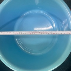 プラスチック　タライ　たらい4個　直径38cm 傷ありの画像